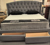 Naomi Fabric Bed with Storage
